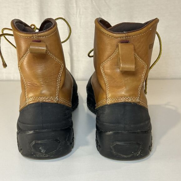 Wolverine W05698 Swampmonster Mens 13EW Boots Steel Toe Lace Up Leather Brown main image 6